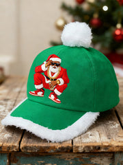Unisex African-American Santa Claus print Hat
