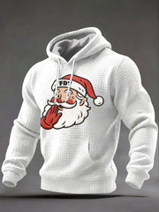 Men's Christmas FDT Print Casual Hoodie