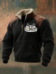 Men's Vintage Western Printed Casual Sweatshirt