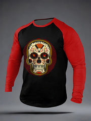 Men's Country Music Inspired long sleeve round neck T-shirt