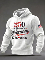 Men's America 250 Print Casual Hoodie
