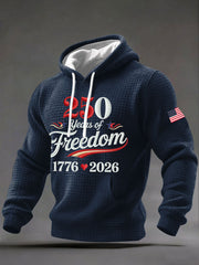 Men's America 250 Print Casual Hoodie