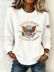 Women's America 250 Printed Casual Sweatshirt