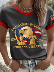 Women's 250th Anniversary Print Vintage T-Shirt