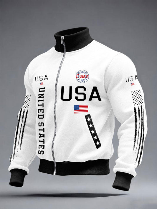 Men's USA Flag Jackets