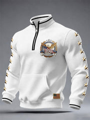 Men's 250 Years Flag Waffle Sweatshirts