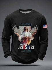 Men's American 250 Waffle Long Sleeve T-Shirt