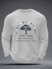 Men's American 250 Waffle Long Sleeve T-Shirt