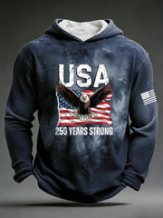 Men's Wear 250 Years Strong Waffle Hoodies