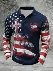 Men's 250th Anniversary Printed Casual Top