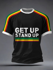 Men's Get Up Stand Up Print T-Shirt