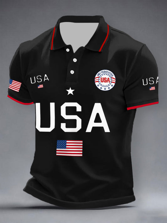 Men's USA Flag Tops