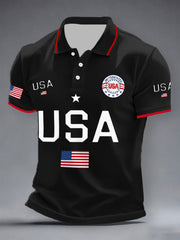 Men's USA Flag Tops