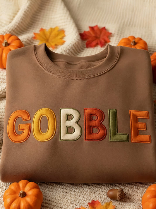 Women's Thanksgiving Printed Sweatshirt