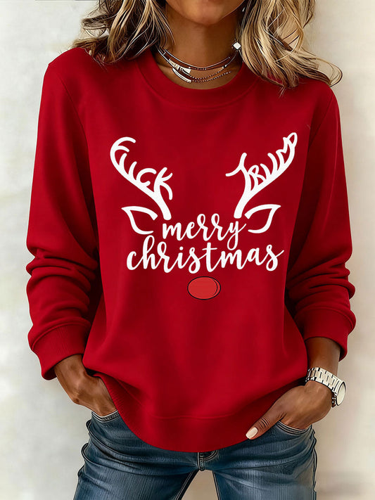 Women's Christmas FDT Print Sweatshirt