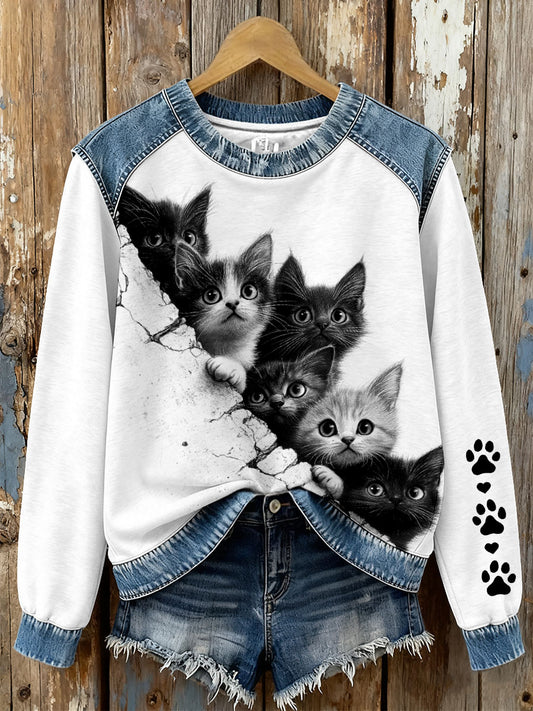 Women's Cats Enthusiast Sweatshirts