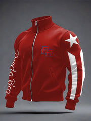 Men's Puerto Rico Proud Printed Coat