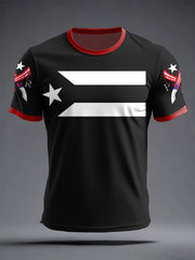 Men's Puerto Rico Art Printed T-shirt