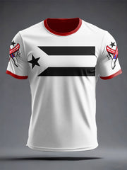 Men's Puerto Rico Art Printed T-shirt