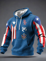 Men's Puerto Rico Art Printed Hoodie
