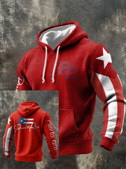 Men's Puerto Rico Taino Proud Art Printed Hoodie