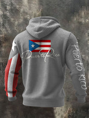 Men's Puerto Rico Taino Proud Art Printed Hoodie