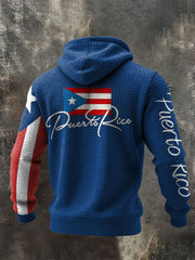 Men's Puerto Rico Taino Proud Art Printed Hoodie