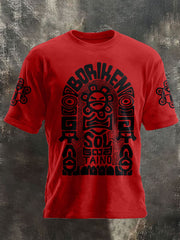 Unisex Puerto Rico Taino Art Proud Printed T-shirt