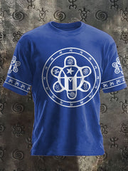 Unisex Puerto Rico Taino Art Proud Printed T-shirt