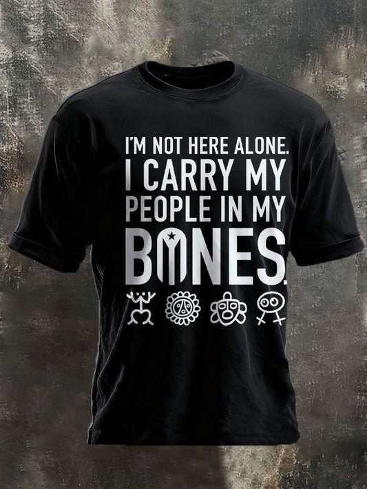 Unisex Puerto Rico Taino Art Proud Printed T-shirt