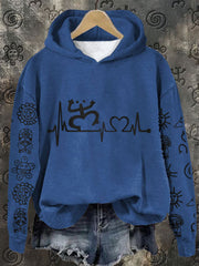 Women's Puerto Rico Taino Art Proud Printed Sweatshirt