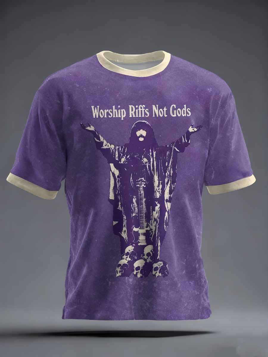 Men's Rock Band Inspired Casual T-shirt