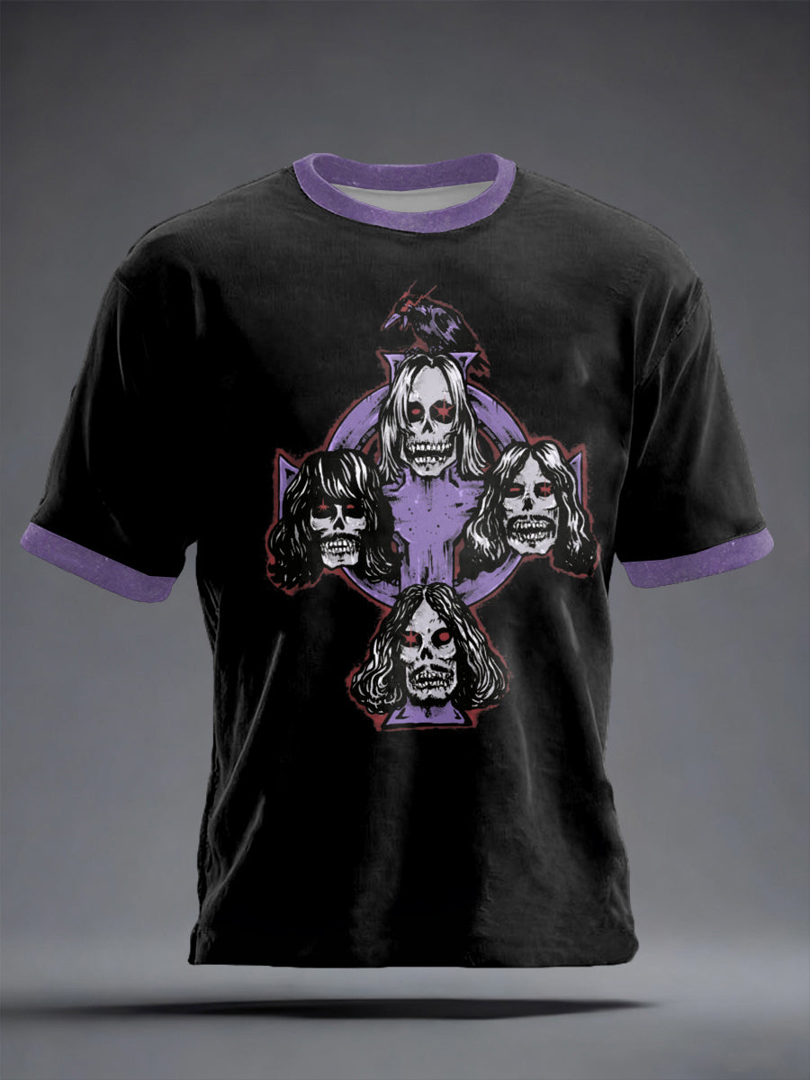 Men's Rock Band Inspired Casual T-shirt