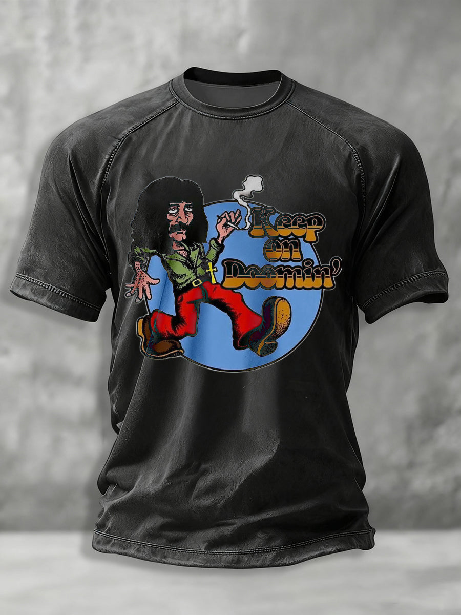 Men's Rock Band Inspired Casual T-shirt