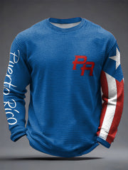 Men's Puerto Rico Printed Waffle Tops