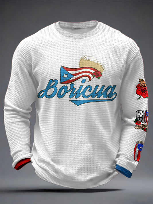 Men's Puerto Rico Printed Waffle Tops