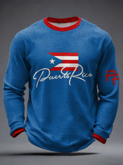 Men's Puerto Rico Printed Waffle Tops