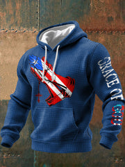 Men's Puerto Rico Faith Art Printed Hoodie