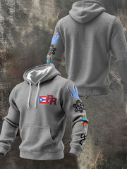 Men's Puerto Rico Taino Art Music Lover Printed Hoodie