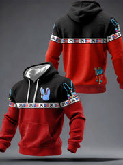 Men's Puerto Rico Taino Art Music Lover Printed Hoodie