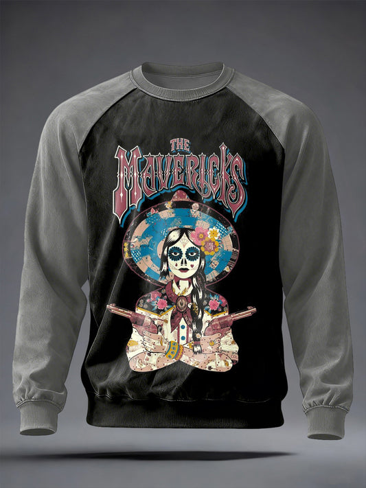 Men's Country Music Inspired Crew Neck Sweatshirt