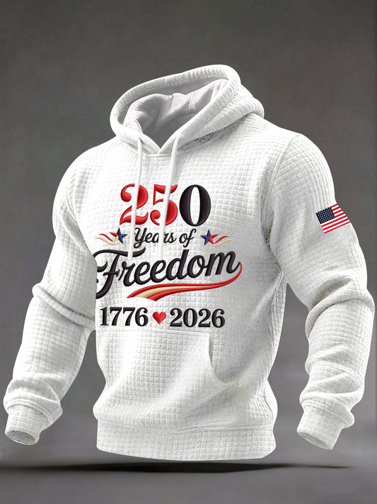 Men's America 250 Print Casual Hoodie