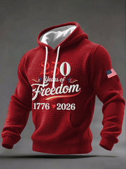 Men's America 250 Print Casual Hoodie