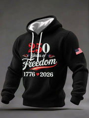 Men's America 250 Print Casual Hoodie