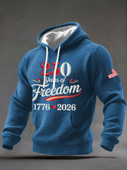 Men's America 250 Print Casual Hoodie