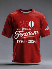 Men's America 250 Printed Casual T-Shirt
