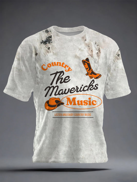 Men's Country Music Inspired short sleeves t-shirt