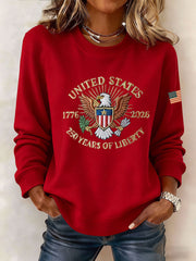 Women's America 250 Printed Casual Sweatshirt