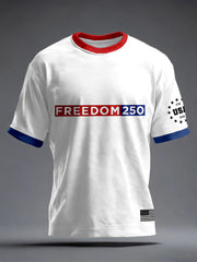Men's 250th Anniversary Of Freedom Print T-Shirt