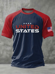 Men's USA Soccer Printed Casual short sleeves t-shirt